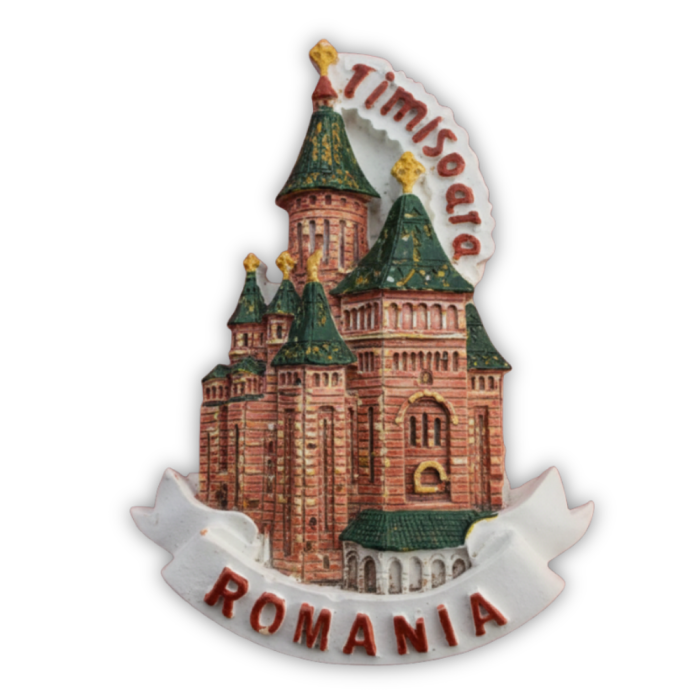 Figurina ipsos Catedrala 7.5x5.5 cm [2]