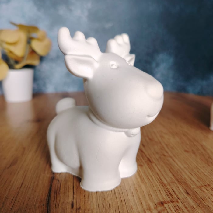 Figurina ipsos Ren, 9.5x9.5cm [4]