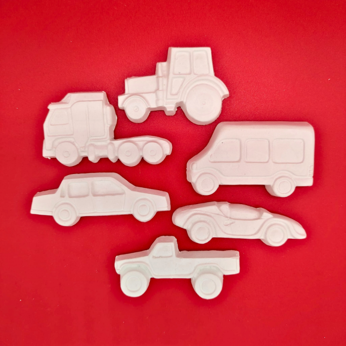 Set 6 figurine din ipsos Masini [1]
