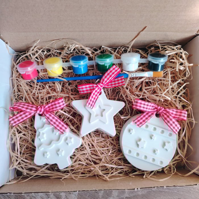 Set creativ din ipsos 3 Globuri de Craciun [1]