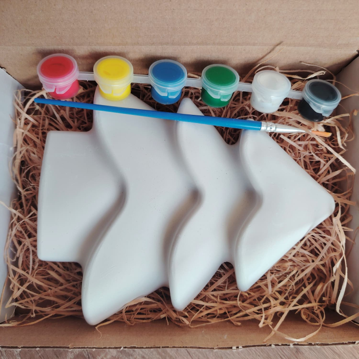 Set creativ din ipsos Brad, 17,5x15cm [2]