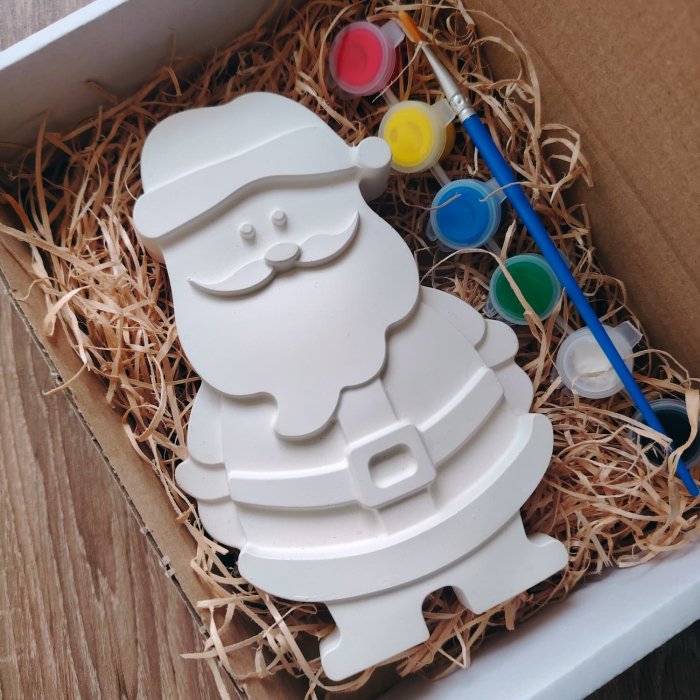 Set creativ din ipsos Mos Craciun, 15x12cm [1]