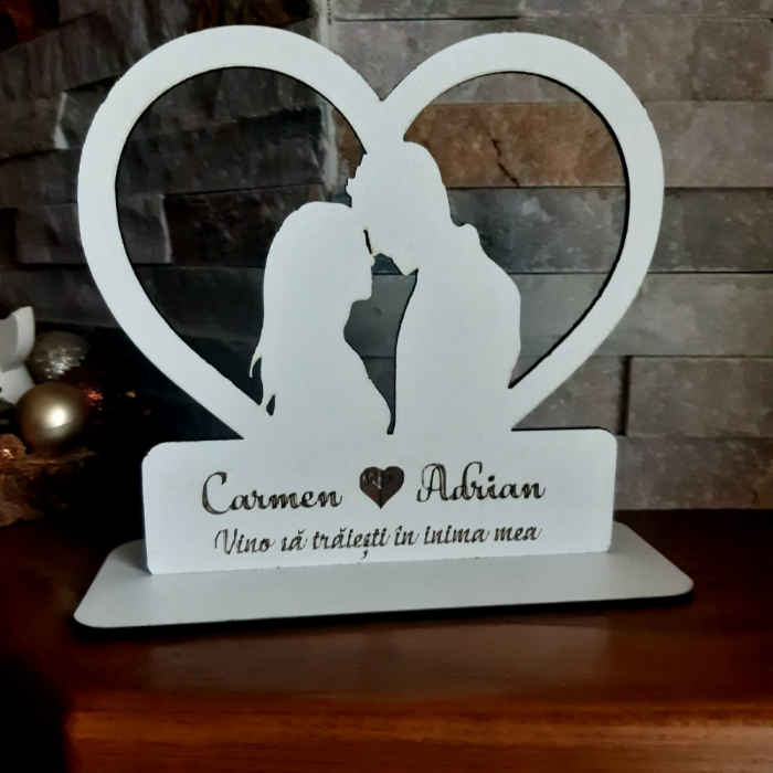 Valentine's Decoratiune cuplu incadrat in inima [1]