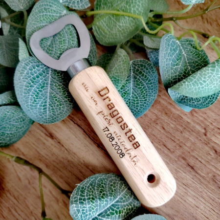 PRODUSE PENTRU BUSINESS - Deschizator sticle personalizabil, 14x4cm