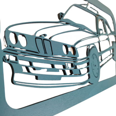Decoratiune de perete Masina BMW, 20.8x33cm, personalizabila [2]
