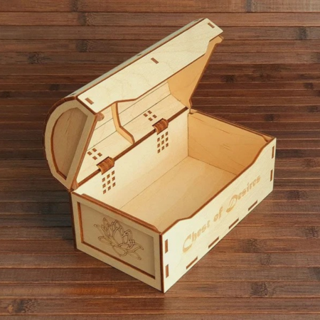 CUTII DIN LEMN - Cutie din lemn Cufarul Dorintelor 20x12cm