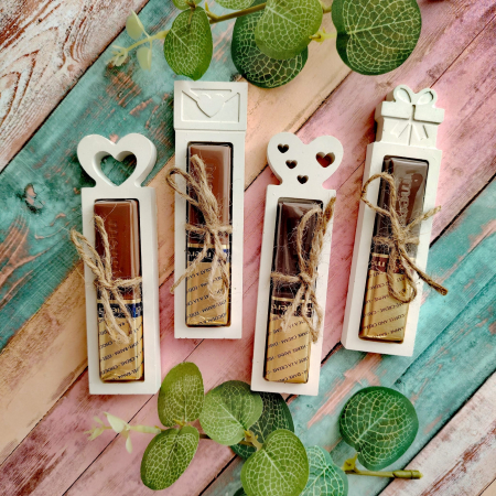 Set 4 decoratiuni ipsos pentru cadou 11x3cm [3]