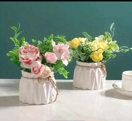 Decoratiune Vaza din ipsos 10x8cm [2]
