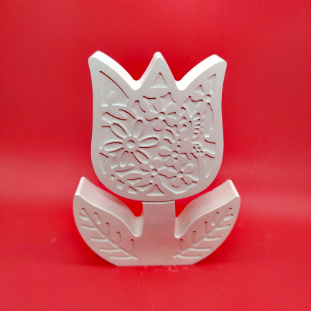 Plante - Fructe - Flori - Figurina din ipsos Lalea 12x9cm