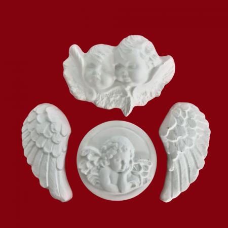 Religioase - Ingerasi - Figurine din ipsos Ingerasi si Aripi
