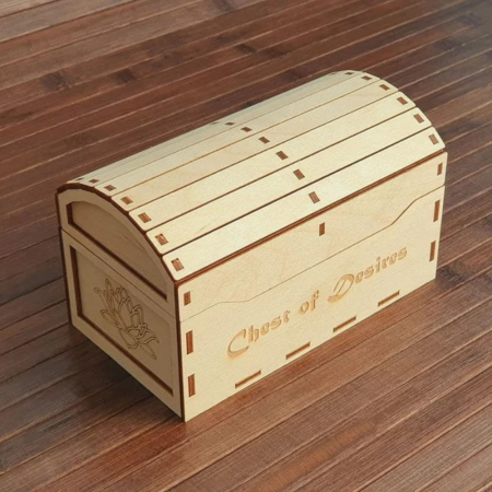 Cutie din lemn Cufarul Dorintelor 20x12cm [3]