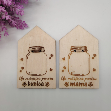 BLANK-URI PENTRU CRAFT - Blank din lemn, 9x5.5cm