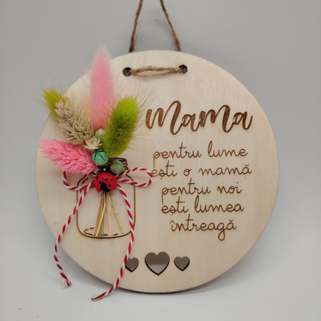 Blank din lemn, rotund, 8cm [1]