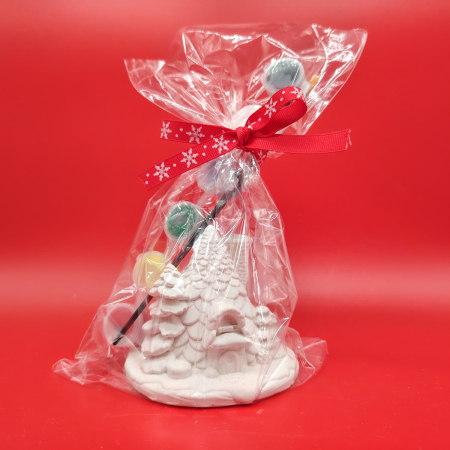 Căsuță din ipsos Con de Pin 3D, 9.5x8cm [4]