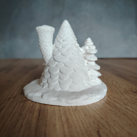 Căsuță din ipsos Con de Pin 3D, 9.5x8cm [1]