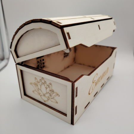 Cutie din lemn Cufarul Dorintelor 20x12cm [6]