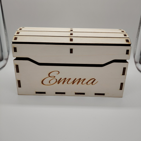 Cutie din lemn Cufarul Dorintelor 20x12cm [5]