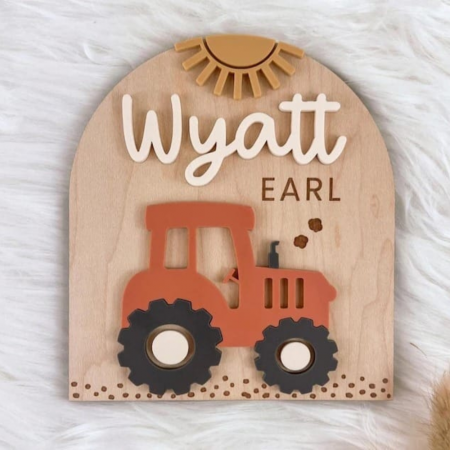 Decoratiune de perete personalizata cu nume [1]