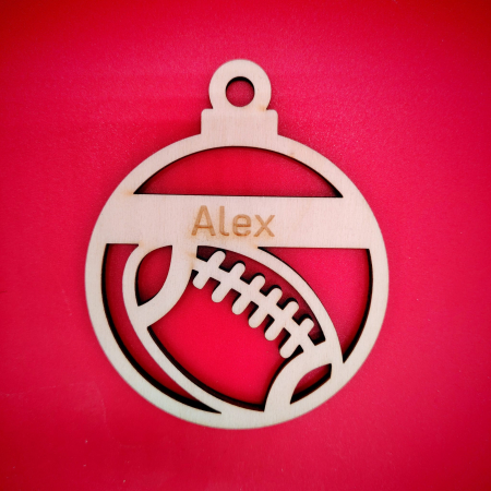 Decoratiune din lemn Glob pentru Sportivi M1 9cm [2]