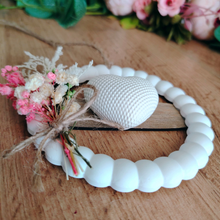 Decoratiune din praf ceramic, ipsos, mdf, 12cm [3]