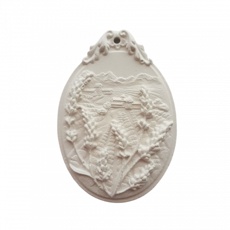 Figurina ipsos Pandativ cu flori 10x6.5cm [1]