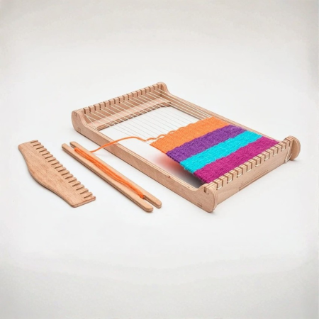 Razboi de tesut din lemn, 17x10cm [2]