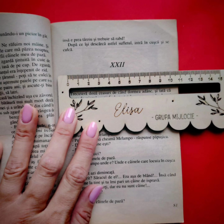 Rigle din lemn personalizate 16,9x5,8cm [3]