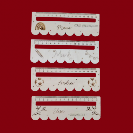 Rigle din lemn personalizate 16,9x5,8cm [1]