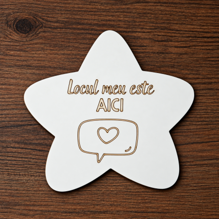 Set 10 piese din MDF Statia Afirmatiilor, pentru gradinita, 18x19cm [5]