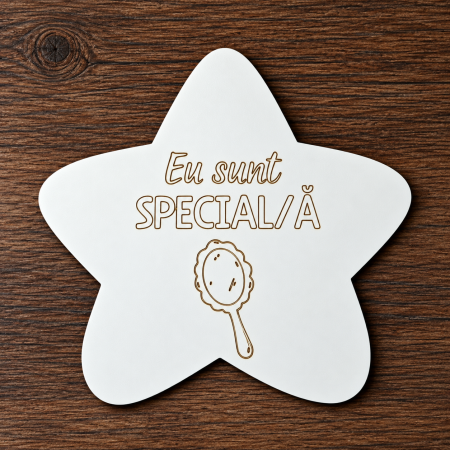 Set 10 piese din MDF Statia Afirmatiilor, pentru gradinita, 18x19cm [7]