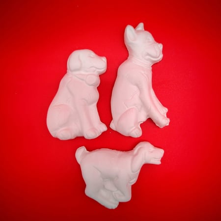 Insecte - Animale - Set 3 figurine din ipsos Catei