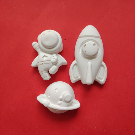Astre ceresti - Cosmos - Set 3 figurine din praf ceramic Cosmos