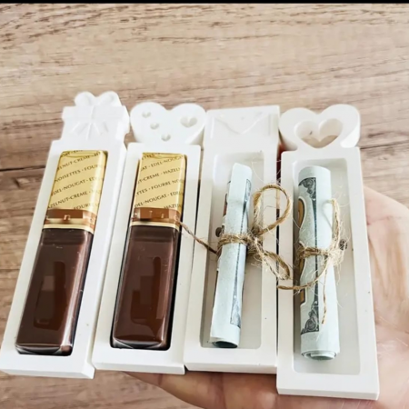 Set 4 decoratiuni ipsos pentru cadou 11x3cm [2]