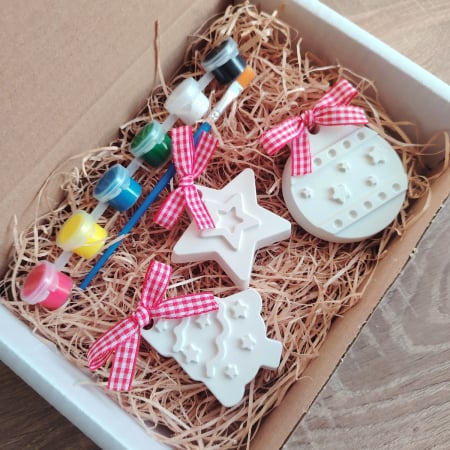 Set creativ din ipsos 3 Globuri de Craciun [2]