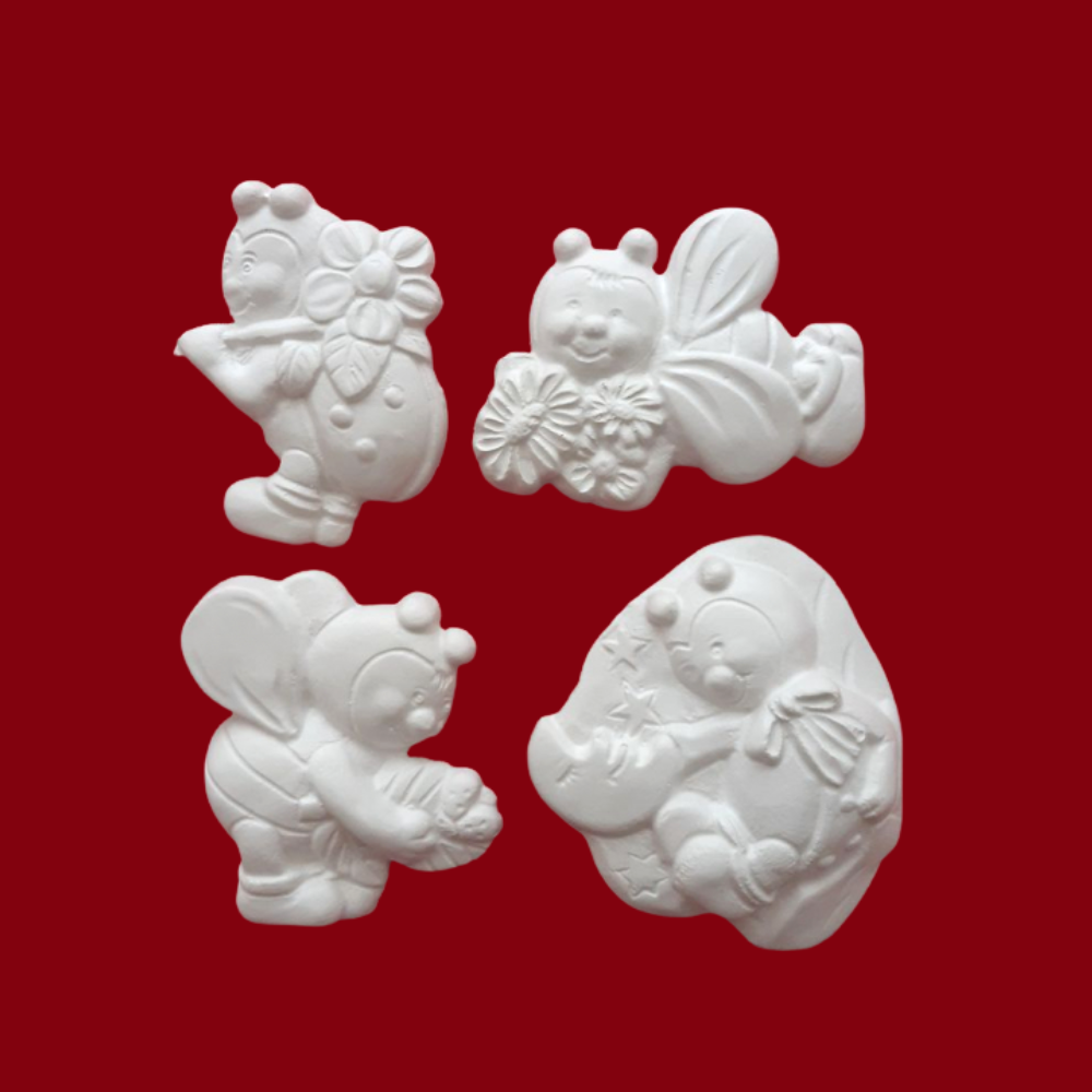 Insecte - Animale - Set Figurine Albine si Buburuze