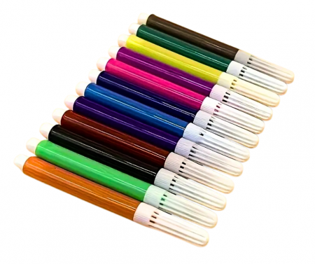 ACCESORII - Set mini carioci 12 culori, 8.5cm