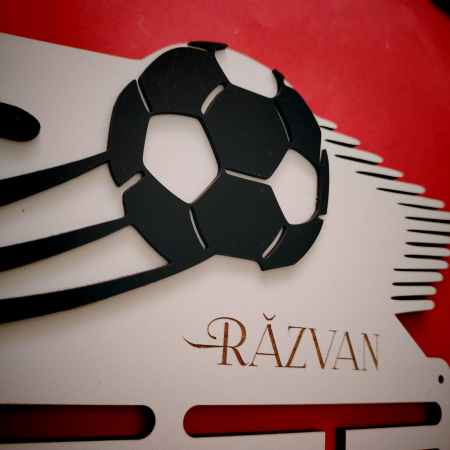 Suport din MDF pentru medalii Fotbal 45x25cm [2]