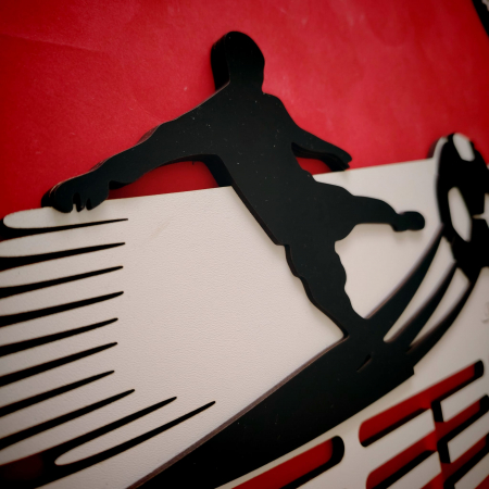 Suport din MDF pentru medalii Fotbal 45x25cm [1]