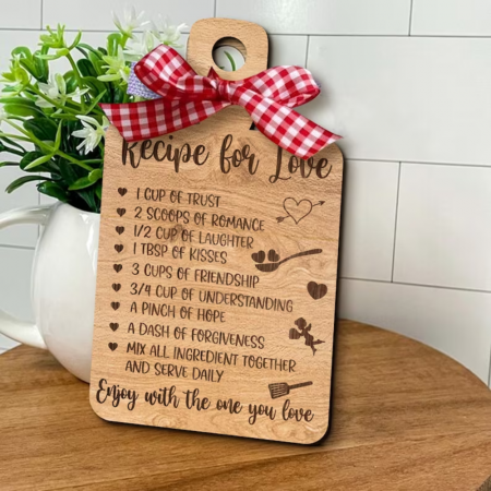 DECORATIUNI PENTRU PERETE - Decoratiune tocator din mdf, cu suport din lemn pentru masa
