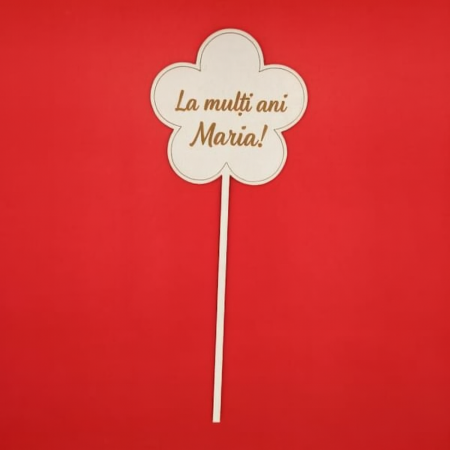 Topper din MDF M1, personalizabil, 25cm [1]