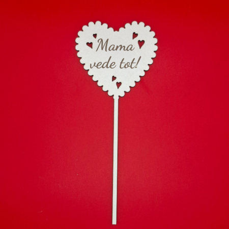 Topper din MDF M3, personalizabil, 22cm [2]