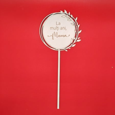 Topper din MDF M2, personalizabil, 25cm [2]