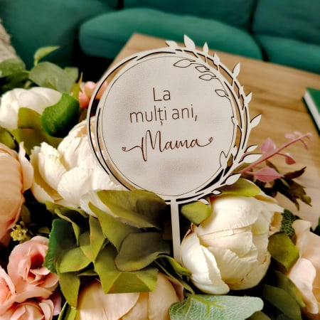 Topper din MDF M2, personalizabil, 25cm [1]