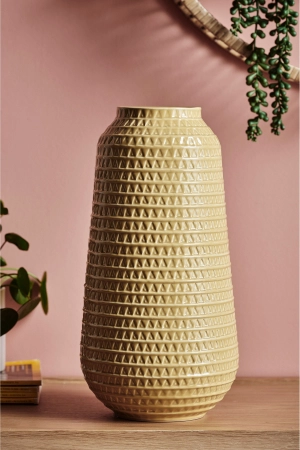 Vaza mare din ceramica cu model in relief [1]