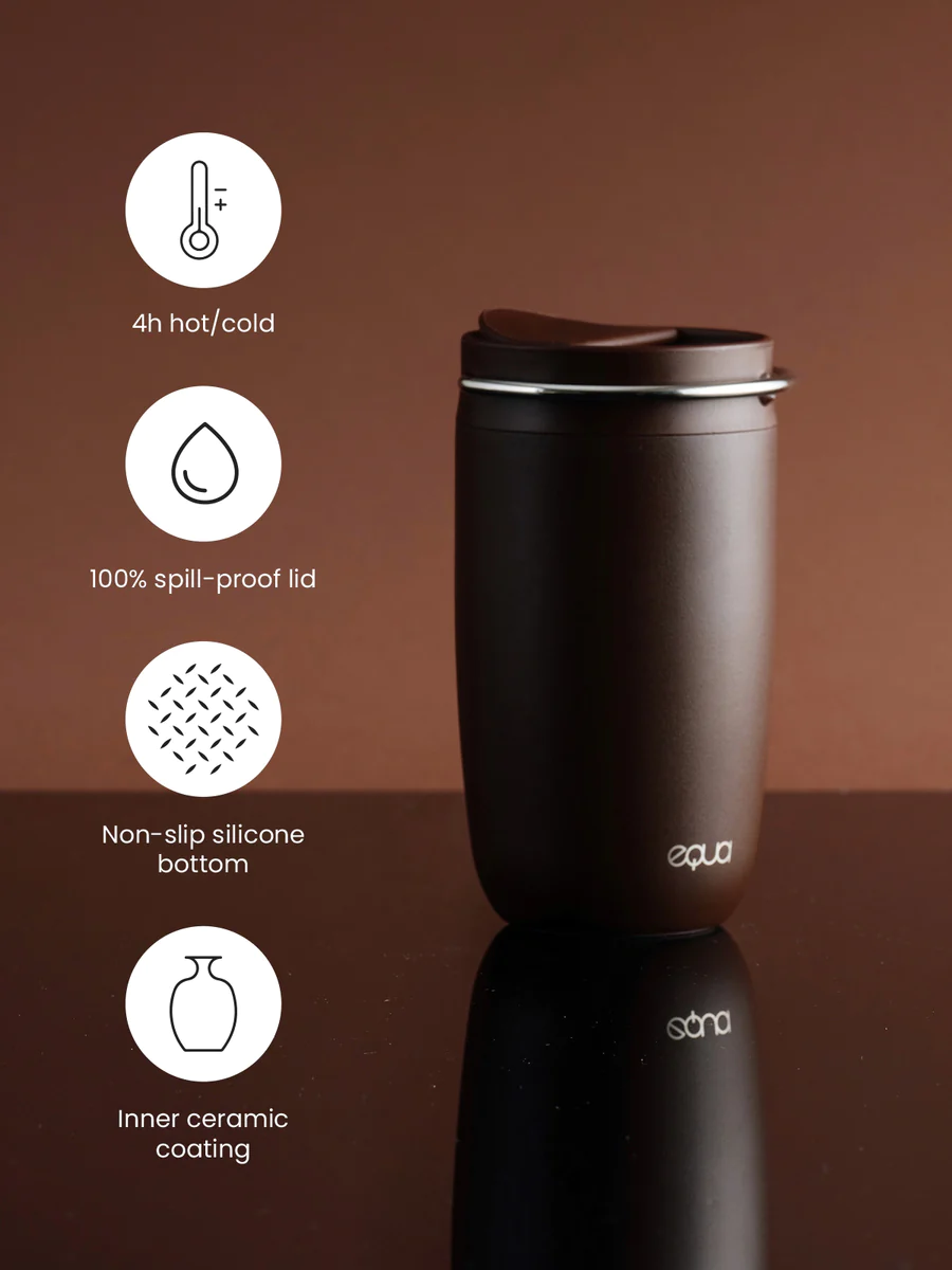 Equa Cup Brown silver [6]