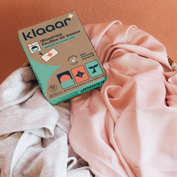 KLAAAR foi de detergent pentru rufe albe | 40 de spălări | Made in Belgium [5]
