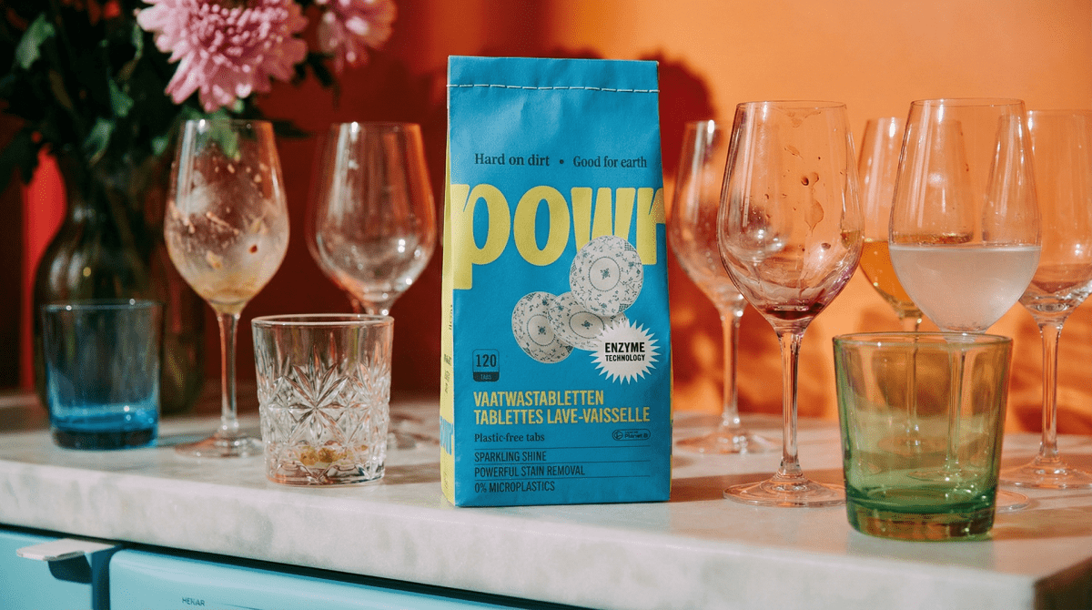 Tablete POWR pentru mașina de vase – pungă de hârtie 120 de spălări [5]
