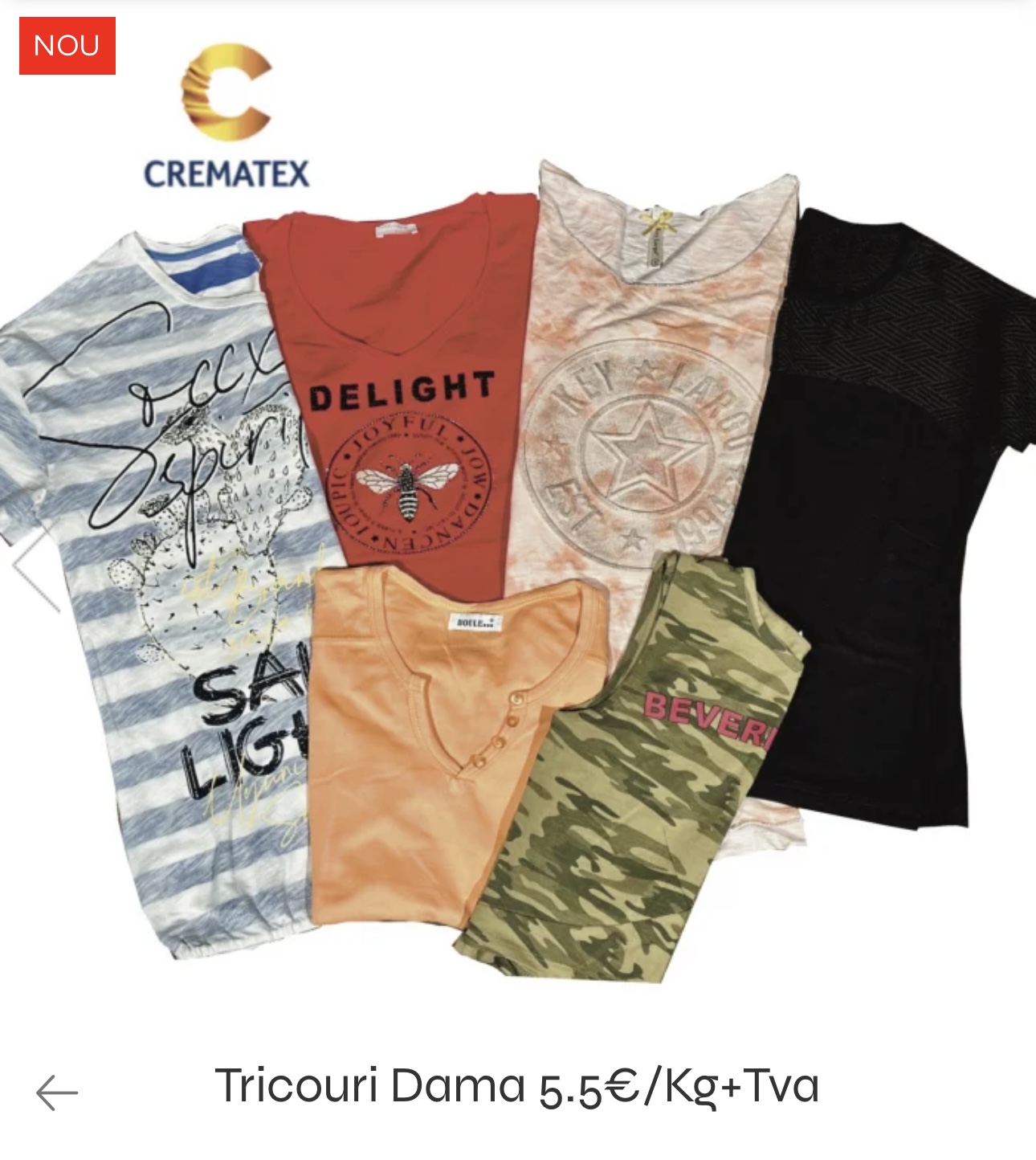 Descoperă Sortimentul Nou de Tricouri și Topuri Second Hand de Calitate 1A pentru Magazinele Second Hand!
