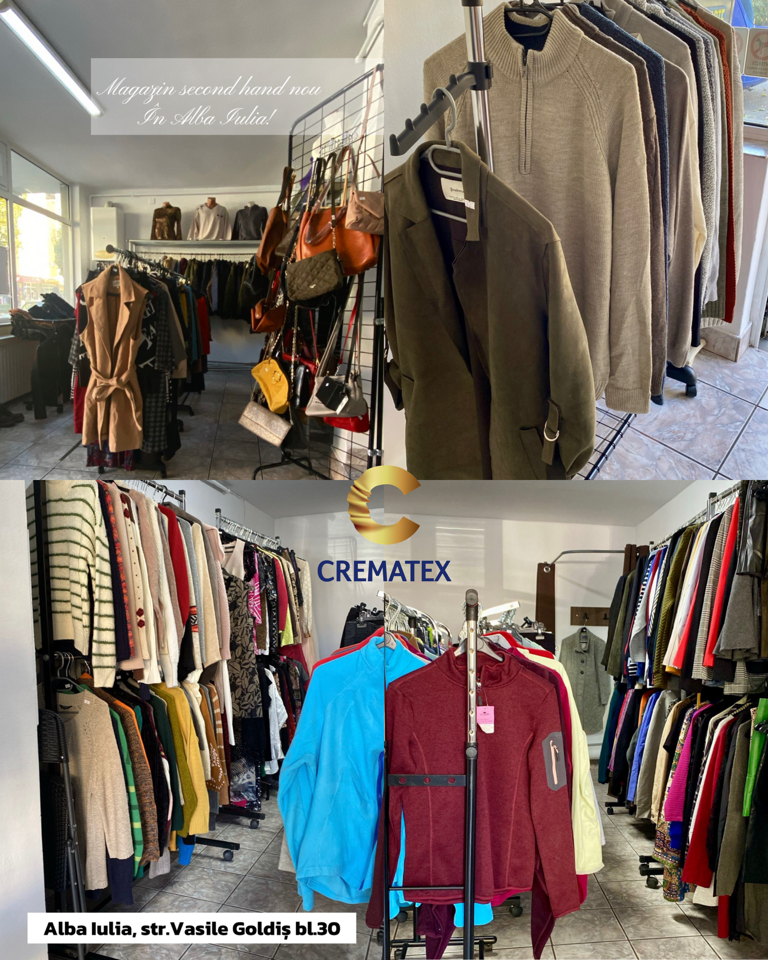 Un nou partener de succes: Povestea doamnei Cristina Zoltan și magazinul său de îmbrăcăminte second-hand din Alba Iulia