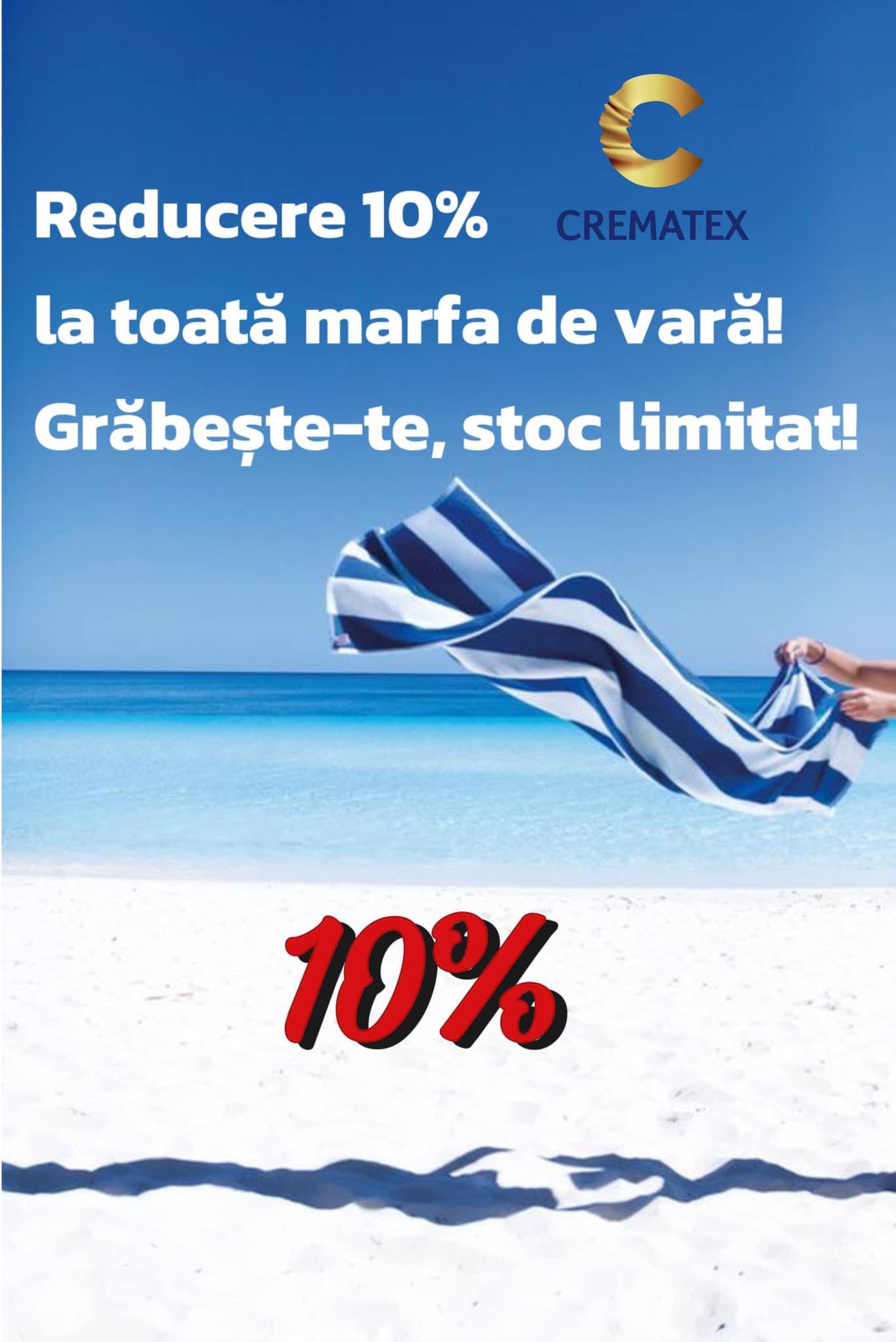 Reduceri de Vară la Crematex: Profită de 10% Discount la Îmbrăcămintea Second-Hand!
